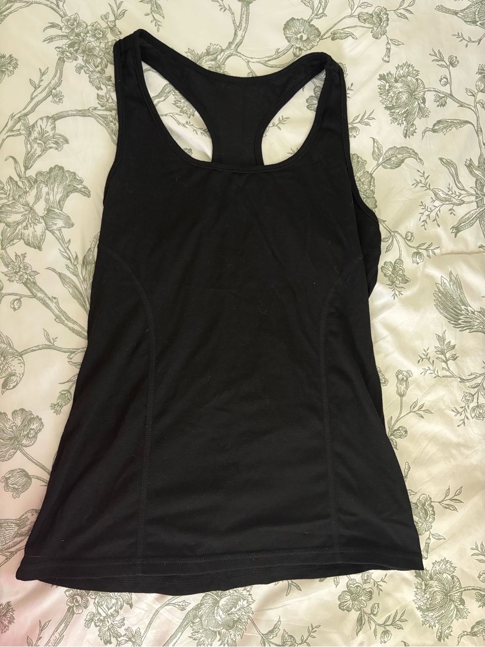 SHEIN Black Racerback Athletic Tank Top